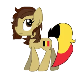 Size: 728x692 | Tagged: safe, artist:pinkielord, derpibooru import, ponified, pony, belgium, country, nation ponies, solo