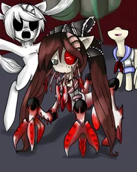 Size: 1024x1280 | Tagged: artist:reneesdetermination, bacterial contamination, blood, calcium miku, crossover, deino3330, derpibooru import, fanloid, grimdark, insect, vocaloid