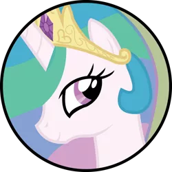 Size: 1024x1024 | Tagged: artist:rob barba, bust, derpibooru import, portrait, princess celestia, safe, solo