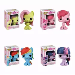 Size: 960x960 | Tagged: box, derpibooru import, figure, figurine, fluttershy, funko, funko pop!, packaging, pinkie pie, rainbow dash, safe, toy, twilight sparkle