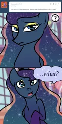 Size: 651x1296 | Tagged: artist:zombiecollie, ask lusty luna, ask princess luna, derpibooru import, lusty luna, safe, tumblr