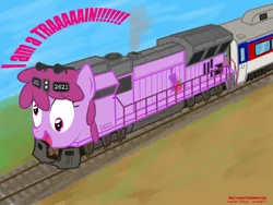Size: 4000x3000 | Tagged: artist:orang111, berry punch, berryshine, derp, derpibooru import, drunk, inanimate tf, insanity, korail, locomotive, mugunghwa, railroad, safe, this will end in death, this will end in tears, this will end in tears and/or death, train, trainified, train ponies, transformation, wat, what has science done