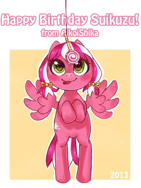 Size: 900x1200 | Tagged: safe, artist:aikoishika, derpibooru import, oc, oc:candy star, unofficial characters only, pegasus, pony, :p, candy, food, licking, licking lips, lollipop, solo, tongue out