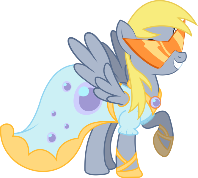 Size: 9684x8718 | Tagged: safe, artist:refro82, derpibooru import, derpy hooves, pegasus, pony, picture perfect pony, absurd resolution, female, kamina sunglasses, mare, simple background, solo, sunglasses, tengen toppa gurren lagann, transparent background, vector