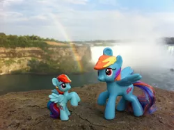 Size: 2592x1936 | Tagged: artist:wunderjez, derpibooru import, irl, niagara falls, photo, ponies around the world, rainbow dash, safe, toy