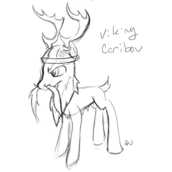 Size: 566x568 | Tagged: artist needed, caribou, derpibooru import, oc, safe, solo, unofficial characters only, viking, viking caribou