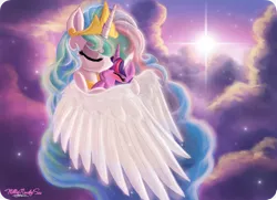 Size: 3087x2231 | Tagged: safe, artist:willisninety-six, derpibooru import, princess celestia, twilight sparkle, pony, female, holding a pony, kissing, lesbian, love, momlestia, motherly, shipping, snuggling, twilestia