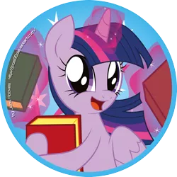 Size: 2301x2301 | Tagged: safe, artist:jcosneverexisted, derpibooru import, twilight sparkle, twilight sparkle (alicorn), alicorn, pony, book, female, magic, mare, solo