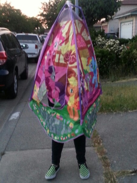 Size: 500x667 | Tagged: applejack, brony, camping, car, clothes, cosplay, costume, derpibooru import, disguise, human, irl, irl human, merchandise, photo, pinkie pie, rainbow dash, rarity, safe, shoes, spike, tent, wat