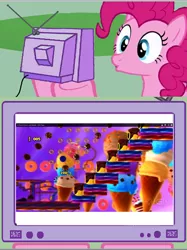 Size: 386x517 | Tagged: candy, crossover, derpibooru import, exploitable meme, food, ice cream, meme, nintendo, obligatory pony, pinkie pie, safe, sonic lost world, sonic the hedgehog (series), tv meme, twizzler, wii u