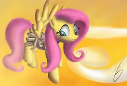 Size: 2557x1748 | Tagged: armor, artist:lethal-doorknob, derpibooru import, fluttershy, private pansy, safe, solo