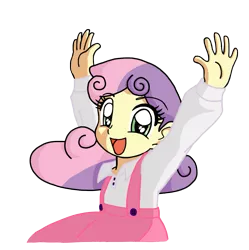 Size: 1193x1200 | Tagged: artist:reina-del-caos, derpibooru import, human, humanized, safe, solo, sweetie belle
