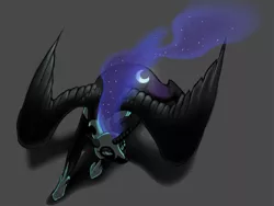 Size: 1000x750 | Tagged: artist:moo, derpibooru import, nightmare moon, safe, solo