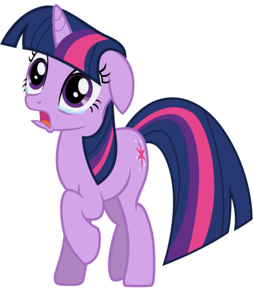 Size: 900x1035 | Tagged: safe, artist:yanoda, derpibooru import, twilight sparkle, pony, unicorn, a canterlot wedding, .svg available, crying, cutie mark, female, mare, raised hoof, sad, saddest face ever, simple background, solo, teary eyes, transparent background, unicorn twilight, vector