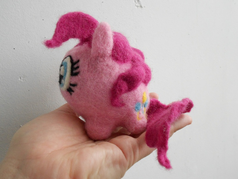 Size: 4320x3240 | Tagged: artist:maijafeja, derpibooru import, felt, irl, needle felted, photo, pinkie pie, plushie, safe