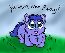 Size: 631x507 | Tagged: artist:mr tiggly the wiggly walnut, derpibooru import, fluffy pony, fluffy pony foal, foal, safe, solo