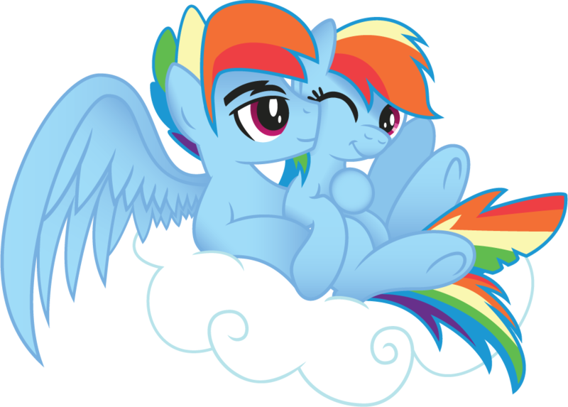 Size: 1003x719 | Tagged: artist:drawponies, artist:jakage, dashblitz, derpibooru import, female, male, rainbow blitz, rainbow dash, rule 63, safe, selfcest, self ponidox, shipping, straight