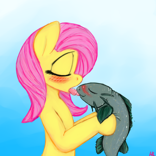 Animated Fish Porn - 2101841 - suggestive, artist:hladilnik, derpibooru import, fluttershy,  catfish, fish, pony, bestiality, blushing, doctor dolittle, female, fish  fetish, flutterfish, flutterzoo, french kiss, interspecies, kissing, mare,  movie reference, not porn, wat ..