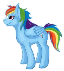 Size: 700x780 | Tagged: artist:dilemarex, derpibooru import, rainbow dash, safe, solo