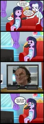 Size: 713x2000 | Tagged: safe, artist:madmax, derpibooru import, edit, twilight sparkle, equestria girls, comic, exploitable meme, i pity the dead who can no longer know such joys, meme, obligatory pony, phlox (star trek), star trek, star trek: enterprise, tv meme, what's wrong with this place