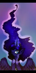 Size: 998x2006 | Tagged: safe, artist:crazyrainbow0, artist:zloi-wolk, derpibooru import, princess luna, alicorn, pony, female, mare, solo