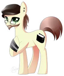 Size: 2000x2350 | Tagged: safe, artist:haydee, derpibooru import, oc, oc:sifi, unofficial characters only, earth pony, pony, flat cap, glasses, hat, male, simple background, solo, stallion, transparent background