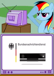 Size: 493x699 | Tagged: barely pony related, derpibooru import, german dash, it only watches you, nsa, prism, safe, xbox one