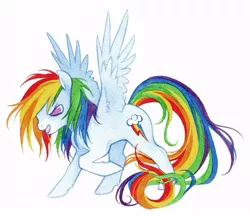 Size: 661x571 | Tagged: artist:savicorn, derpibooru import, rainbow dash, safe, solo