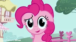 Size: 852x480 | Tagged: a friend in deed, derpibooru import, edit, edited screencap, floppy ears, inverted mouth, pinkie pie, safe, screencap, solo