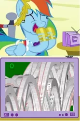 Size: 566x851 | Tagged: derpibooru import, exploitable meme, meme, microsoft, obligatory pony, rainbow dash, safe, solitaire, tv meme, windows, winning