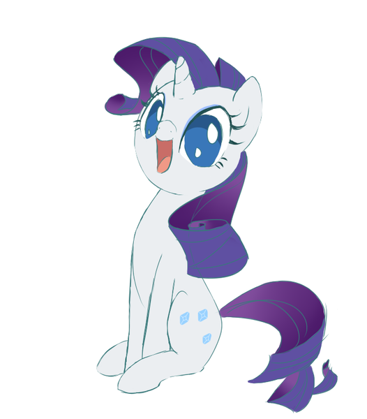 Size: 686x782 | Tagged: artist:celerypony, cute, derpibooru import, happy, rarity, safe, solo