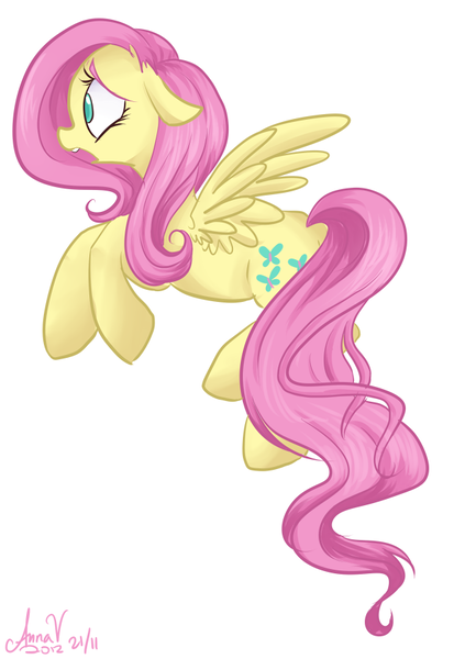 Size: 600x871 | Tagged: artist:laceymod, derpibooru import, fluttershy, safe, solo