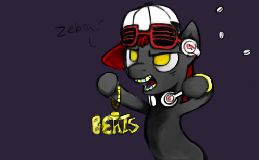 Size: 508x314 | Tagged: artist:bigfriendlyninja, beats, derpibooru import, dre, oc, safe, solo, swag, unofficial characters only