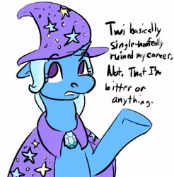 Size: 327x332 | Tagged: safe, artist:tempusfidgets, deleted from derpibooru, derpibooru import, trixie, pony, unicorn, dialogue, female, mare, solo