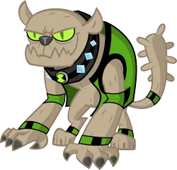 Size: 4620x4435 | Tagged: absurd resolution, artist:zimvader42, ben 10, crossover, derpibooru import, diamond dog, safe, simple background, solo, spot, transparent background, vector