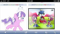 Size: 1136x640 | Tagged: safe, derpibooru import, apple bloom, diamond tiara, scootaloo, sweetie belle, equestria girls, ios, iphone, safari