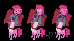 Size: 1280x720 | Tagged: animated at source, artist:pikapetey, derpibooru import, neptune's spatula, optimus prime, pinkie pie, pinkie prime, poses, safe, spongebob squarepants, toon boom, transformers