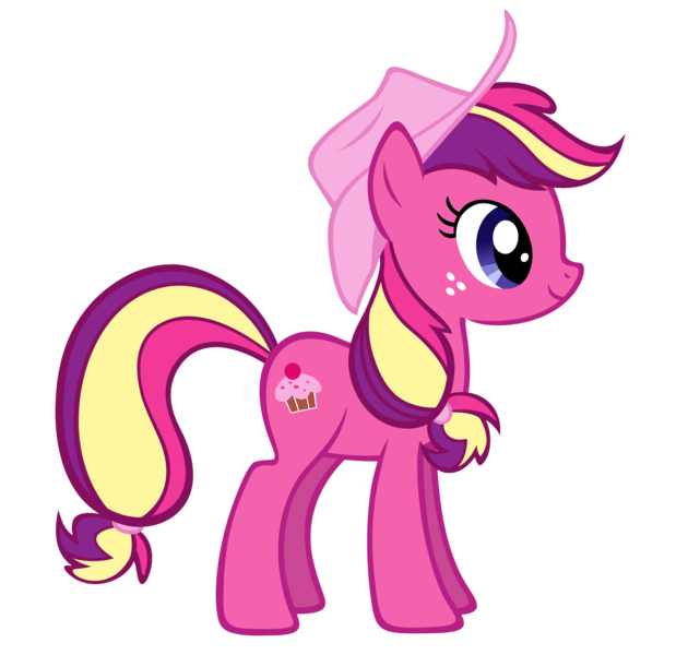 Size: 1532x1460 | Tagged: applejack, artist:durpy, colored, color edit, cupcake (g4), derpibooru import, edit, fusion, safe, simple background, solo, sugarcup, transparent background, vector