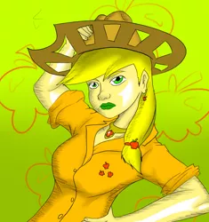 Size: 800x850 | Tagged: applejack, artist:rinsankajugin, derpibooru import, gyro zeppeli, human, humanized, jojo's bizarre adventure, safe, solo, steel ball run