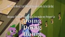 Size: 1919x1080 | Tagged: suggestive, derpibooru import, edit, edited screencap, screencap, spike, twilight sparkle, dog, equestria girls, equestria girls (movie), ass like that, caption, eminem, image macro, meme, slim shady, song, song reference, spike the dog, text