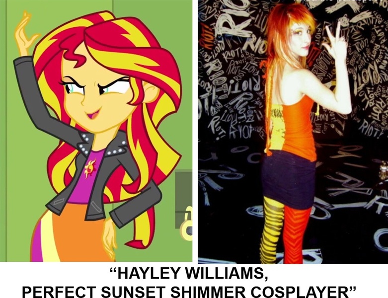 Size: 871x669 | Tagged: safe, derpibooru import, sunset shimmer, equestria girls, equestria girls (movie), hayley williams, paramore