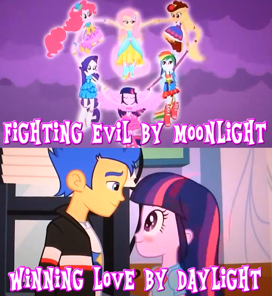 Size: 631x687 | Tagged: safe, derpibooru import, applejack, flash sentry, fluttershy, pinkie pie, rainbow dash, rarity, twilight sparkle, equestria girls, equestria girls (movie), caption, female, image macro, male, mane six, sailor moon, straight, text