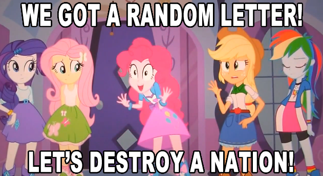 Size: 631x344 | Tagged: safe, derpibooru import, applejack, fluttershy, pinkie pie, rainbow dash, rarity, equestria girls, equestria girls (movie), caption, image macro, meme, nostalgia critic, pinkie has a crazy idea, text, the king and i