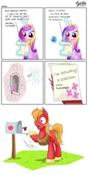 Size: 1100x2178 | Tagged: artist:mysticalpha, big macintosh, comic, derpibooru import, edit, fluttershy, fluttershy's letter, meme, princess cadance, rule 63, safe