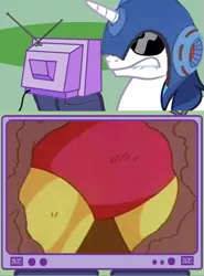 Size: 377x509 | Tagged: dat butt, derpibooru import, exploitable meme, gutsman's ass, megaman, meme, obligatory pony, safe, shining armor, tv meme