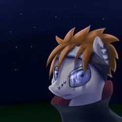 Size: 2048x2048 | Tagged: safe, artist:bluestreakfus, derpibooru import, ponified, pony, akatsuki, deva path, naruto, pain (naruto), rinnegan, solo