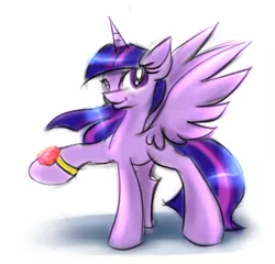 Size: 1000x960 | Tagged: safe, artist:kairaanix, derpibooru import, twilight sparkle, twilight sparkle (alicorn), alicorn, pony, female, jewelry, mare, ring, solo