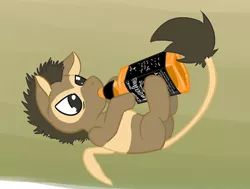 Size: 500x378 | Tagged: safe, artist:an everfree rat, derpibooru import, oc, oc:marble patches, unofficial characters only, pegasus, pony, alcohol, applejack daniel's, bottle, colt, drinking, everfree rat, male, mange, solo, underaged drinking