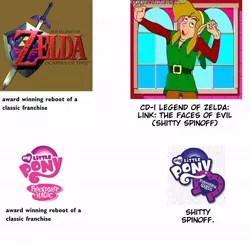 Size: 1024x1010 | Tagged: safe, derpibooru import, equestria girls, equestria girls (movie), cd-i, equestria girls drama, my little pony, the legend of zelda, vulgar, zelda cdi