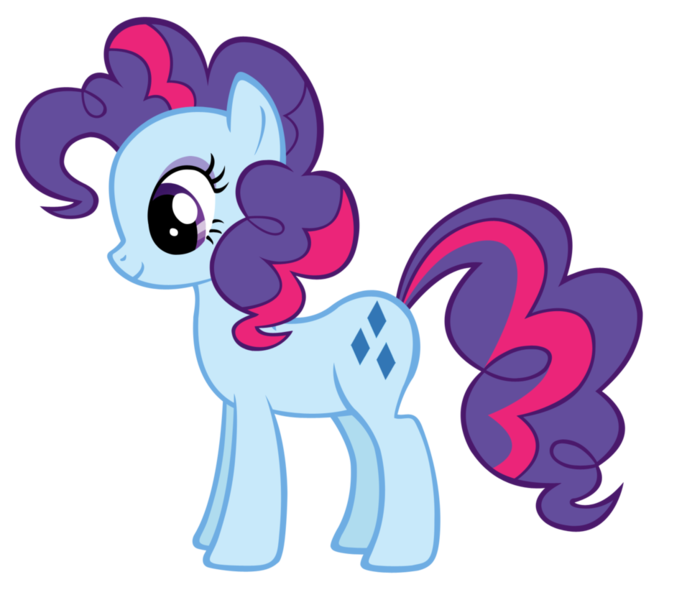 Size: 956x835 | Tagged: alternate hairstyle, artist:durpy, colored, color edit, derpibooru import, edit, g1, g1 to g4, generation leap, pinkie pie, safe, simple background, solo, sparkler (g1), transparent background, vector